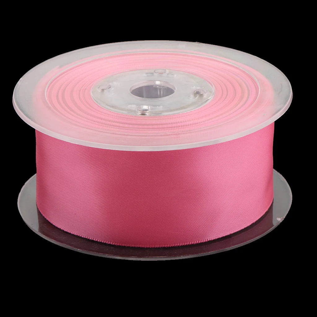 15 Meters Double Sided Polyester Satin Ribbon for Wedding Party Gift Wrapping Craft 38mm