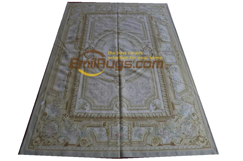 

French Carpet Antique French Style Aubusson Carpet Aubusson Needle Oriental Carpet Hand-knotted Wool Handmade Natural Sheep Wool