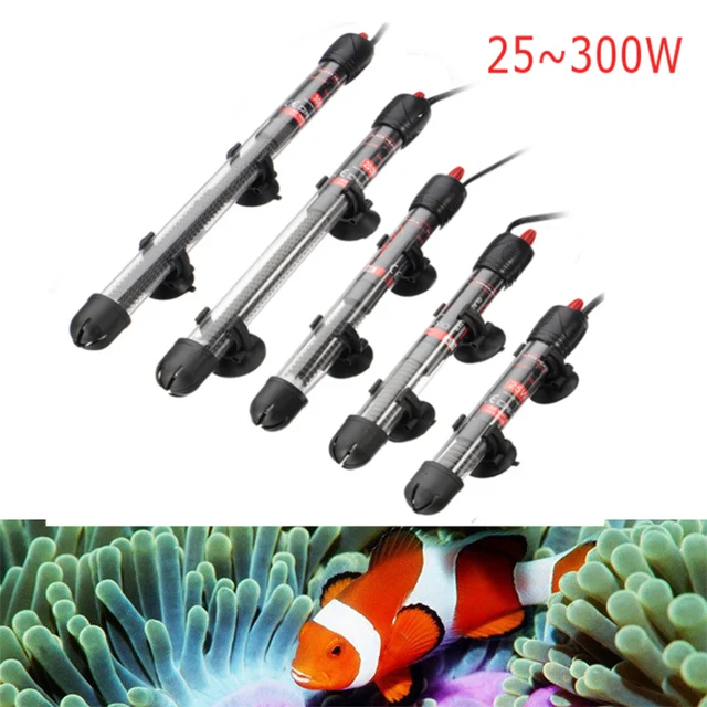 Us 7 6 50 Off Aquarium Heater Submersible Fish Tank Water Thermometer Rod Heating With Adaptor 25 300w In Temperature Control Us 7 6 50 Off Aquarium Heater Submersible Fish Tank Water Thermometer Rod Heating With Adaptor 25 300w In Temperature Control