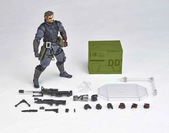 

Metal Gear Solid Action Figures Vulcanlog 004 MGS The Phantom Pain Venom Snake PVC Toys 140mm Anime Metal Gear Toy