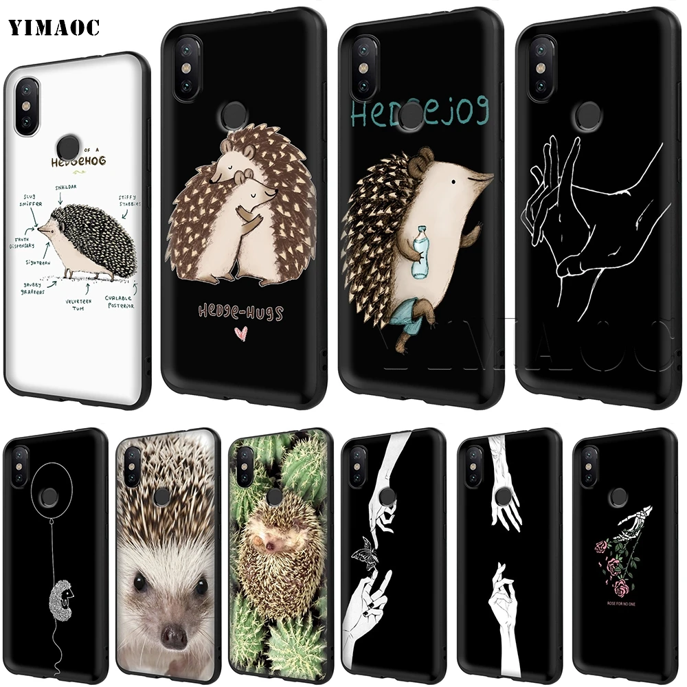 

YIMAOC Cute Hedgehog Soft TPU Case for Xiaomi Redmi mi Note MAX 3 6 6A 7 mi6 mi8 9 se a1 a2 Pro Lite go pocophone f1