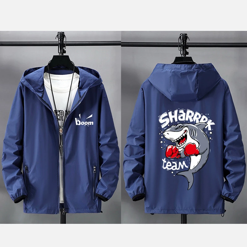 2019 Fashion Summer Thin Jacket Men Streetwear Hip Hop Print Mens Jackets Plus Size 6XL 7XL HZ015