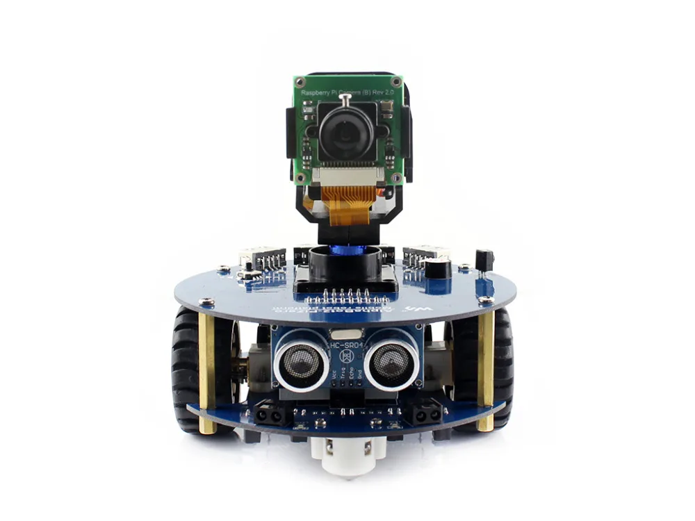 Умный автомобильный робот конструктор для Raspberry Pi Zero W (встроенный Wi Fi) с камерой