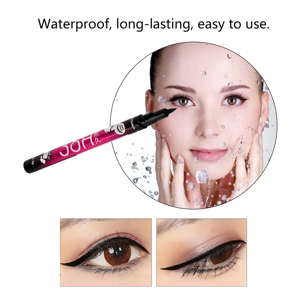 Affordable Offer of  Black Eyeliner Waterproof Liquid Make Up Beauty Comestics Eye Liner Pencil MSI-19