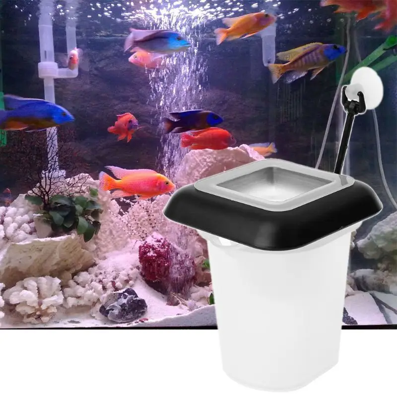 

Aquarium Fish Tank Feeder Red Worm Funneled Suction Cup Live Worm Cone Feeding Tools
