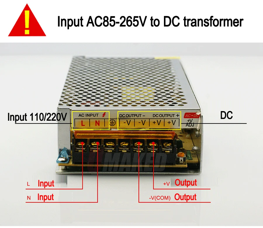 5V 2A/3A/4A/5A/8A/10A/12A/20A/30A/40A/60A переключатель светодиодный Питание трансформаторы WS2812B WS2801 SK6812 SK9822 APA102 Светодиодные ленты