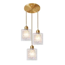 LukLoy, золотой современный подвесной потолочный светильник, лофт для кухни, Скандинавское стекло, светодиодный подвесной светильник, подвесной светильник