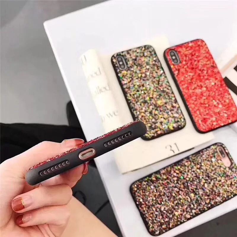 For Xiaomi Redmi Note 8T Cover redmi note 9 pro 8A 9A Luxury Glitter Sequins Shining Case for xiaomi mi POCO X3 NFC phone bags