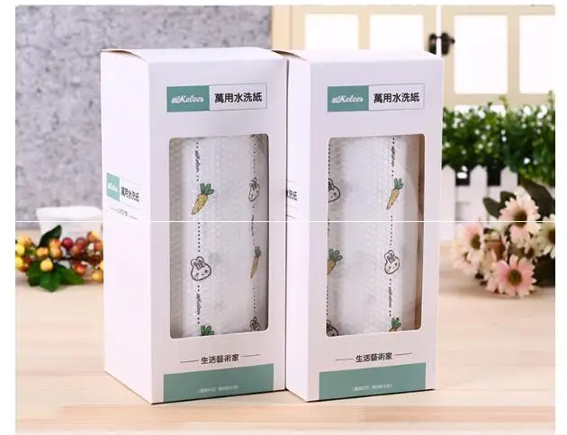 

Professional Washable reusable Kitchen paper absorbent absorbent towel roll kitchen cleaning hand towel can be water paper towel