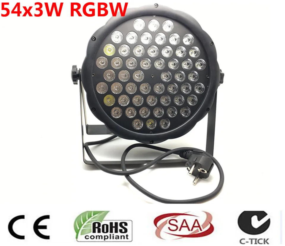 54x3 Вт светодиодный par DJ Par PORTATO Lavaggio RGBW Luce Della Дискотека ktv DMX контроллер|dmx controller|led