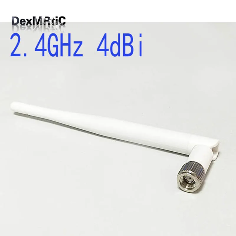 1PC Wifi Antenna 2.4Ghz 4dbi Omni Aerial RP-SMA Male connector White 14cm NEW Wholesale wireless signal booster 2 4ghz wifi antenna 7dbi omni directional n nale connector 2400mhz aerial new wholesale