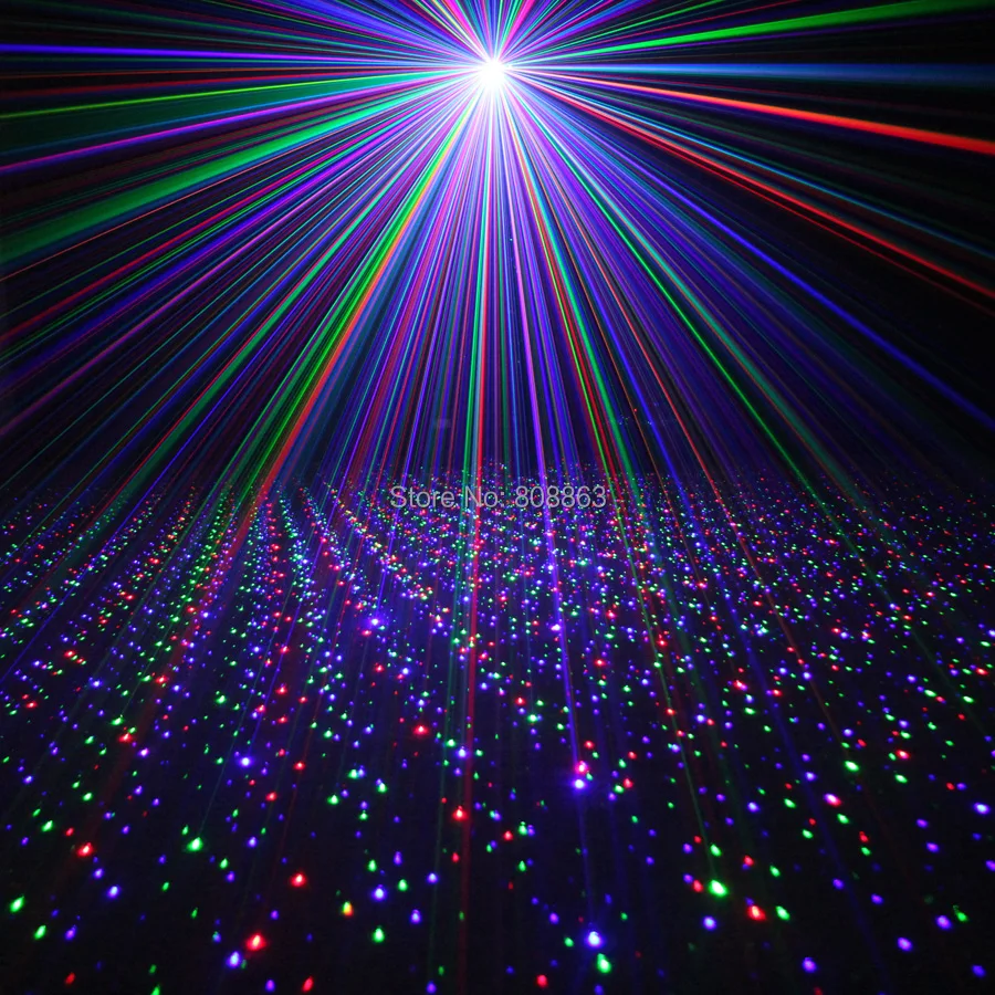 Eshini дистанционный мини RGB лазерный Полный Рисунок звезд проектор DJ диско танцы бар семья вечерние рождественское освещение эффект свет шоу