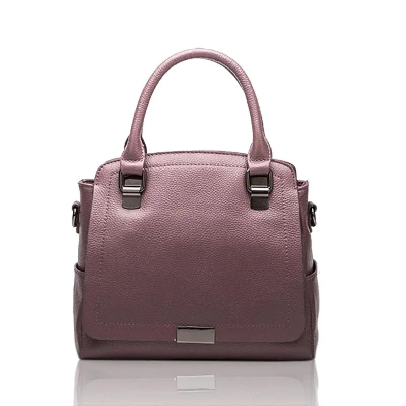 

New Arrival 2017 Fashion Genuine Cowhide Leather Handbag One Shoulder Cross-Body Women's Brief Fashion Handbag