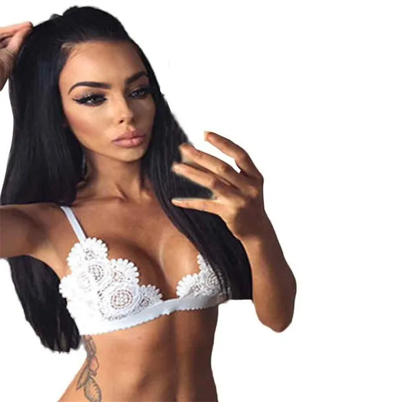 Женский сексуальный кружевной бюстгальтер FUO однотонный прозрачный мягкий с