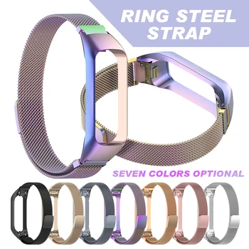 

Stainless Steel Milanese For Samsung Galaxy fit e/SM-R375 Milanese Stainless Steel Wrist Strap Wristband Replacement Accessorie