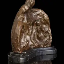 Голова искусства Ремесла бронзовые ремесла Медная скульптура абстрактного искусства студийные украшения одна семья DS-383