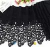 32cm wide Elegant black cotton embroidery Lace Ribbon fabric 3D trim collar sewing DIY tassel women dress Cloth wedding decor ► Photo 3/3