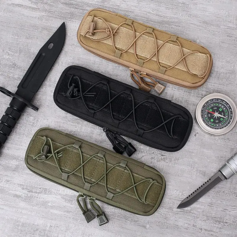 Military Molle Pouch Tactical Knife Pouches Small Waist font b Bag b font EDC font b