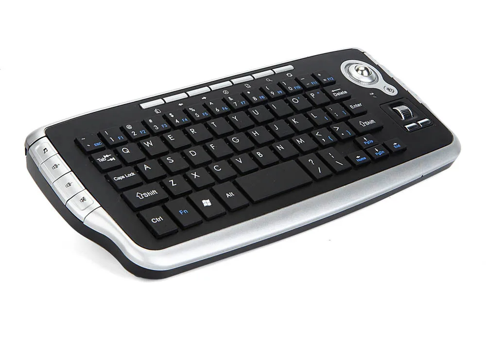 Мини 2,4G Беспроводная клавиатура с трекбол небо белка ручной тачпад игровая клавиатура для Mart Tv Box Android смартфон