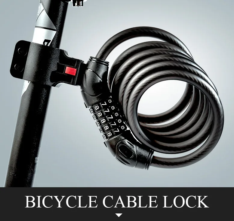 WHEEL UP 2017 New MTB Mountain Road Bike Lock Code Bicycle Lock Anti