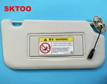 Sktoo солнцезащитный козырек для Ford Focus (2012-2017) С Гримерное зеркало Солнцезащитный козырек автомобиля солнцезащитный козырек с светло-серый