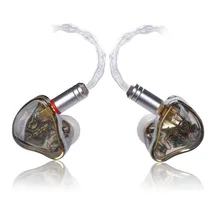 KINBOOFI MK5 5BA сбалансированные арматурные наушники в ухо HIFI наушники для мониторинга разъем MMCX кабель с Cooper Лицевая панель