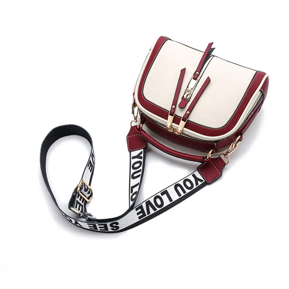 PinShang Saco Single ombro Bolsa de Couro Da Forma Das Mulheres Simples