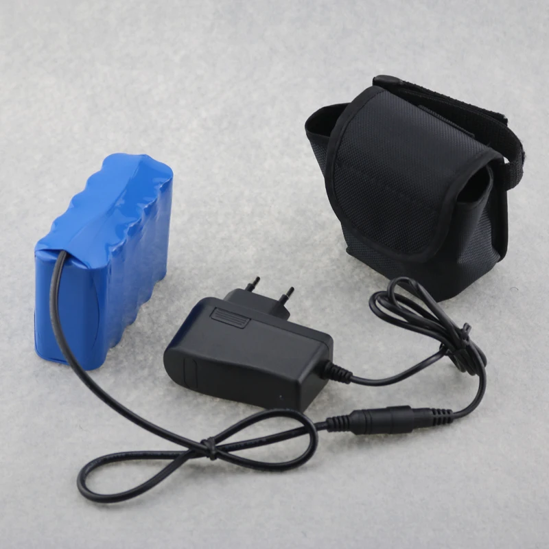 

8.4V LED Bicycle Bike Light Headlamp Headlight Battery Pack Rechargeable 18650 20000mAh Battery Pack With 8.4V Charger