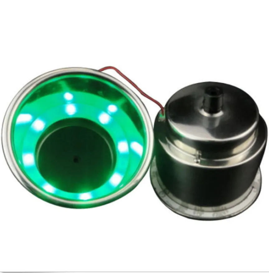 

ISURE MARINE 2Pcs Stainless Steel Cup Drink Holder Green LED Built-in For Boat Truck