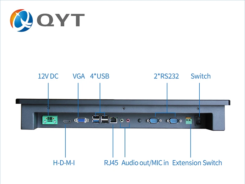 QYT Промышленные ПК производит 17 inch Lcd Сенсорный экран промышленных Панель ПК с Intel i3-3217U 1,8 ГГц Процессор Resolution1280x1024