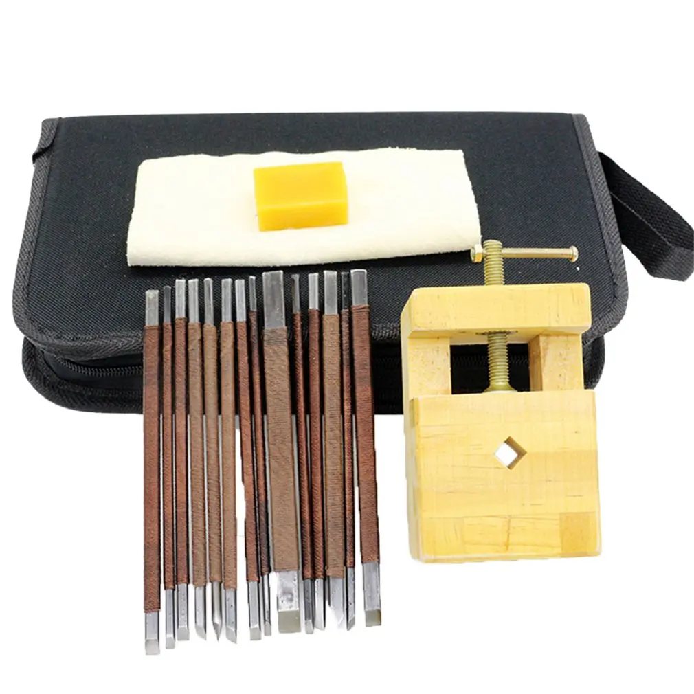 

18 Pcs/set Stone Carving Knife Tool Set Manganese Steel Flat and Oblique Knife Woodworking Hand Tools for Carving Enthusiasts