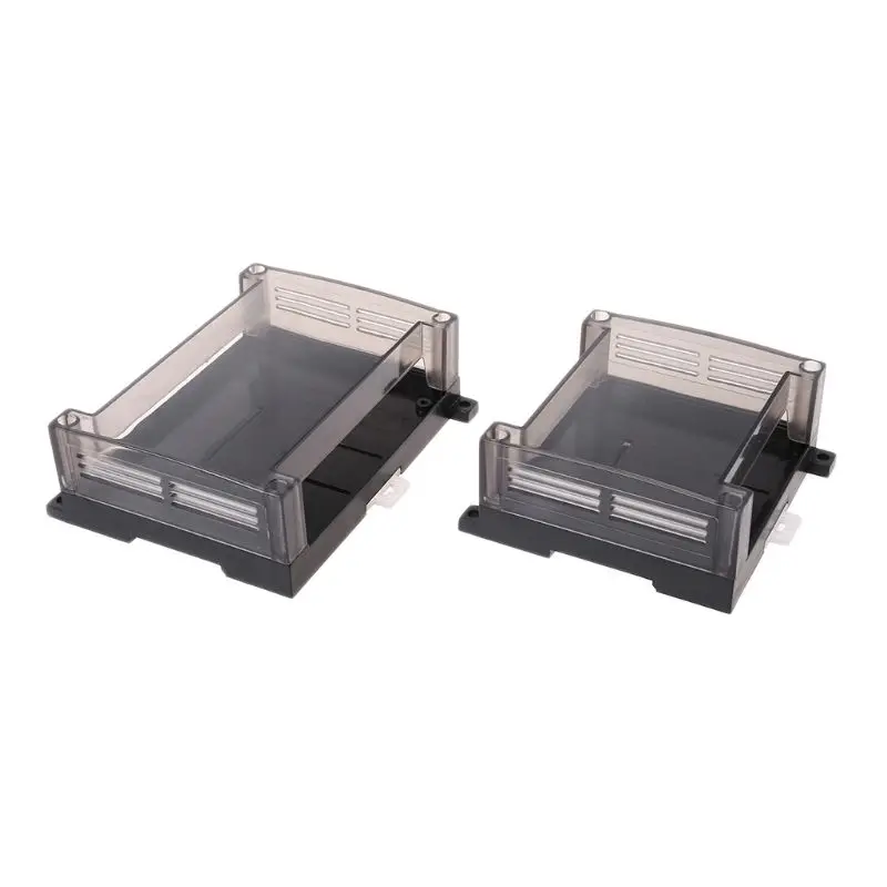 

Transparent Plastic PLC Industrial Control Box Panel PLC Enclousure Case DIY PCB Shell