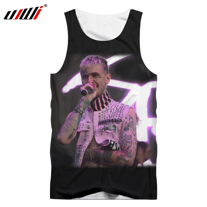 UJWI Lil Peep Tank Tops Rock Music Man Summer Graphic Vest Singer Male 3D Print Sleeveless Shirt Oversize Fitness Clothing UJWI Lil Peep Tank Tops Rock Music Man Summer Graphic Vest Singer Male 3D Print Sleeveless Shirt Oversize Fitness Clothing