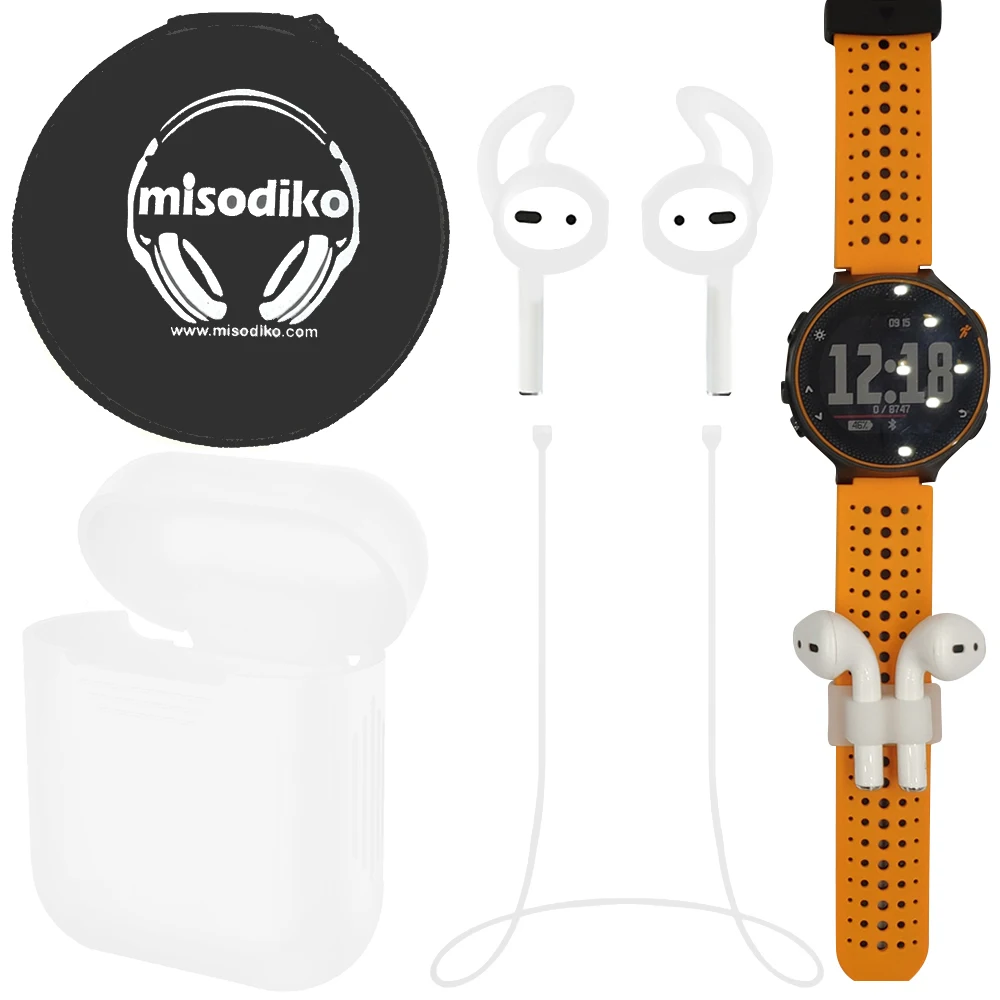 Misodiko аксессуары для комплектов airpods силиконовый чехол air pods + airpod Pounch держатель