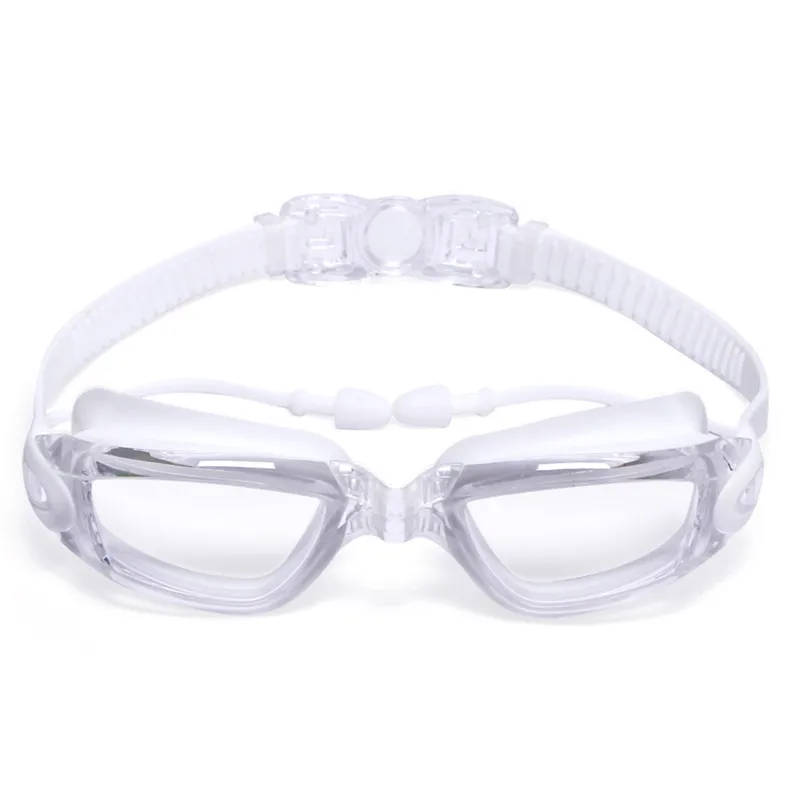 Gafas de natación Gafas de Buceo Gafas de Natacion Hombre niños Eyewear Con El Caso de Silicona Anti-Niebla UV HD Mujeres Hombres Natación Piscina