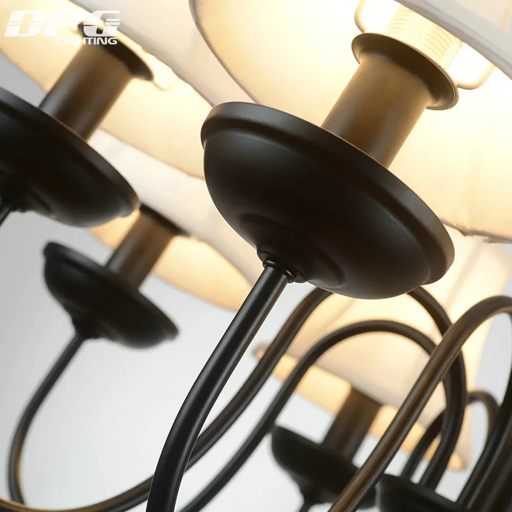 Люстра осветительные приборы LED современный блеск потолок E14 110V 220V железная лампа