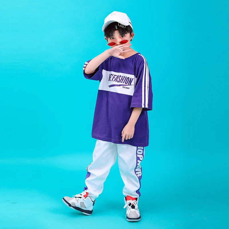  Clothes summer child Set 8 10 12 14 16 18 Years Hip Hop boys jazz dance costumes kids toddler boy Girl clothes 130 140 160 180 (7)