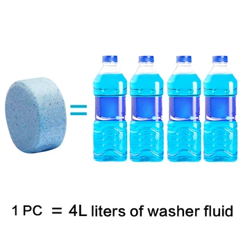 

10 pieces Solid Washer Concentrate Making Up Windshield Washer Fluid Screen Wash Wiper Fluid Car Solid Cleaner