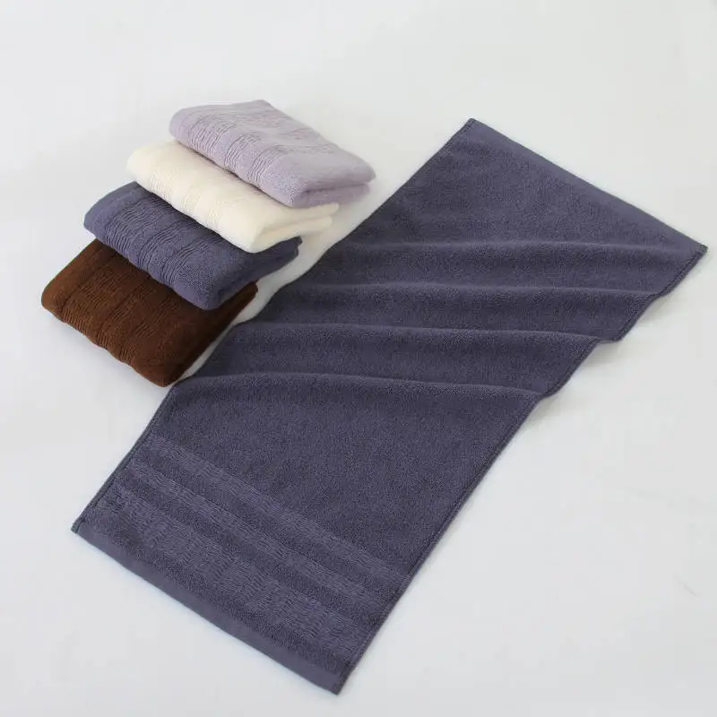 

Cotton towel soft face towel solid color hand towels for adult Water absorption not easy pilling Breathable 35*75cm