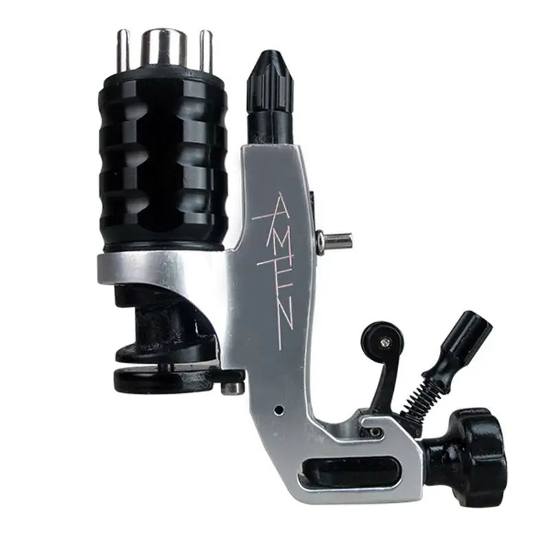

Professional AMEN Brand New Sliver Stigma-Rotary AMEN Tattoo Machine For Shader and Liner Strong Power Quiet Voice Free Shipping