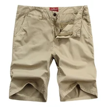 Дропшиппинг новое поступление Модные мужские повседневные мешковатые шорты однотонные хлопковые военные брюки 9 цветов 29-38 JPDK15