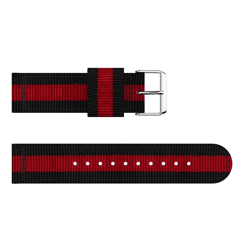 Ремешок нейлоновый для Huami Amazfit Bip BIT PACE Lite Youth сменный Браслет Samsung Galaxy Watch 42 мм 20