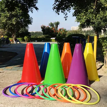 

Outdoor Sports Circle Stacked Layers Game Parent-Child Interactive Family Party Toys Kids Educational Throwing Rings Set
