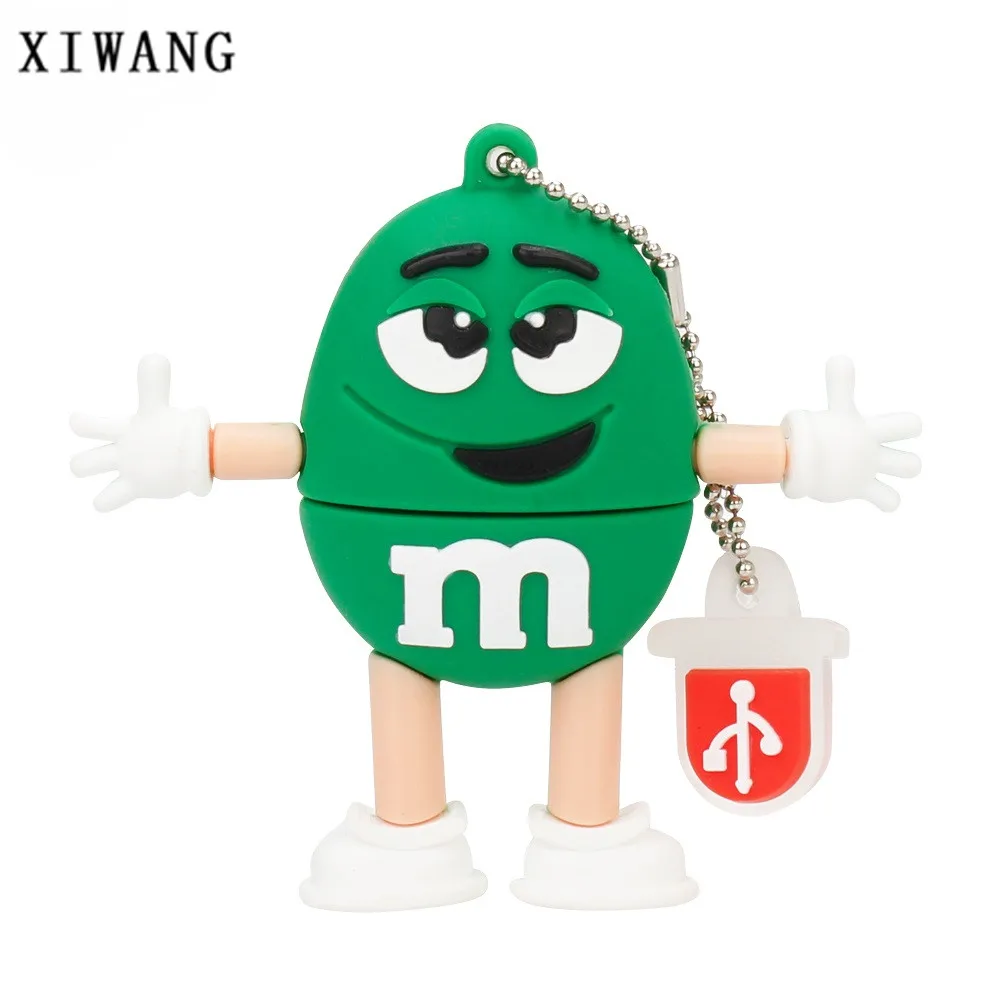 cartoon M beans Pendrive 128gb usb memory stick USB 2.0 4GB 8GB 16GB 32GB 64GB pen drive chocolate usb flash drive free shipping cartoon M beans Pendrive 128gb usb memory stick USB 2.0 4GB 8GB 16GB 32GB 64GB pen drive chocolate usb flash drive free shipping