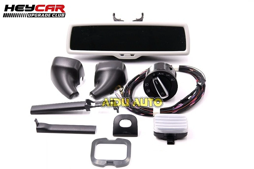 

Auto headlight switch+Rain Sensors Wiper Sensor Kit+Anti Rearview Mirror For VW Tiguan Jetta Golf MK6 Passat B7 1K0 955 559 AH