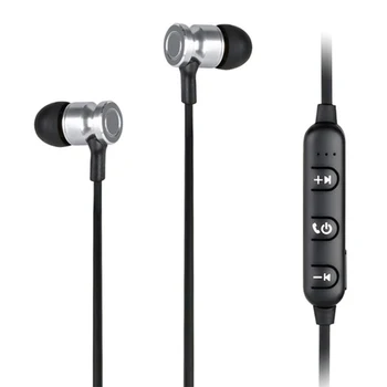 

Fashion Music Bluetooth Earphone Sport Wireless Running Headset Magnetic in ear headphones for iPhone Xiaomi Samsung