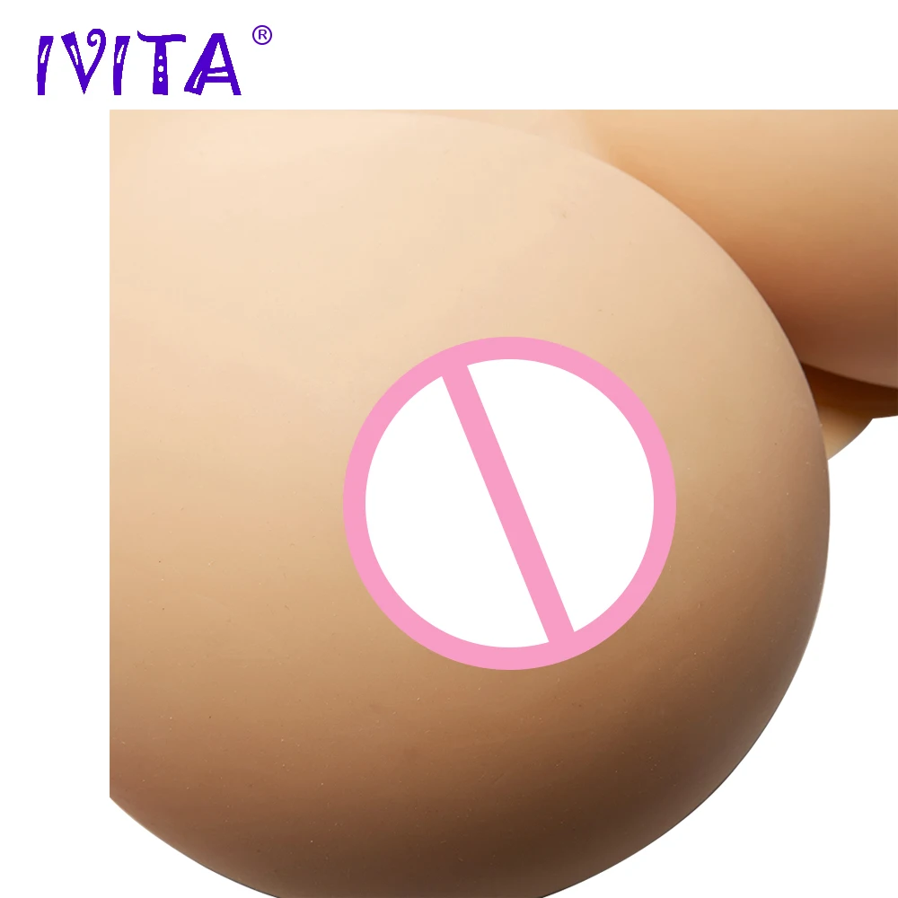 Искусственная силиконовая грудь IVITA 2800 г искусственная для фрикциона королева