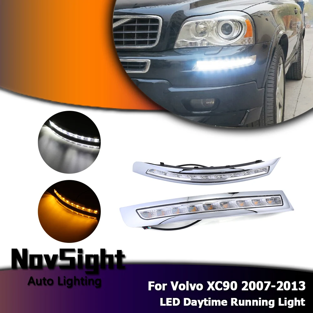 Buy NOVSIGHT 2pcs Auto Car LED Daytime Running Lamps