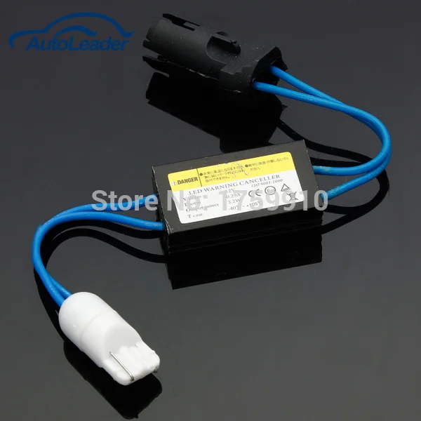 

2 Pcs 12V Universal Motorcycle LED Warning Canceller Decoder 501 T10 W5W NO Canbus OCB Error Load Resistor