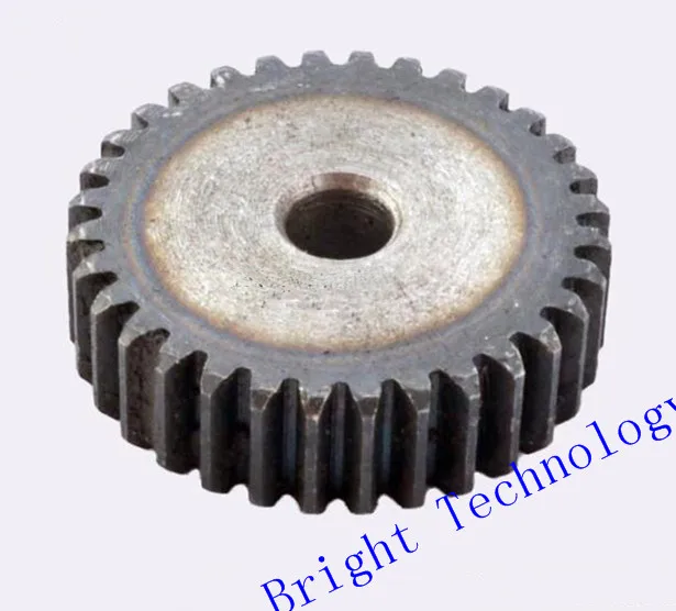 Spur Gear pinion Mod 2 M=2 20/21/22/23/24T Right Teeth 45# steel positive gear CNC gear rack transmission motor gears
